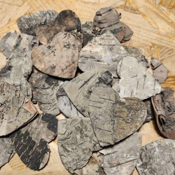 Cuori in Corteccia Grezza – Decorazioni Naturali per Bomboniere e Fai da Te